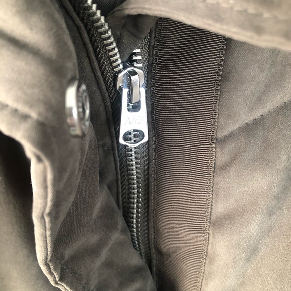 Abercrombie & Fitch The A&F Mini Puffer Jacket Dark Olive Green M - Picture 7 of 8